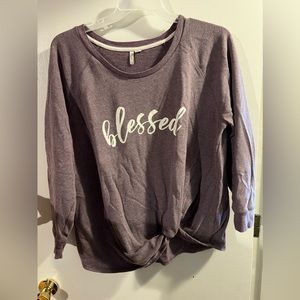 Blessed purple sweater women size 18/20